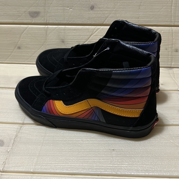 Vans Sk8-Hi Reissue (Refract) black/multi NWT Men’s Size 6.5 Women’s Size 8.0 - Picture 7 of 9